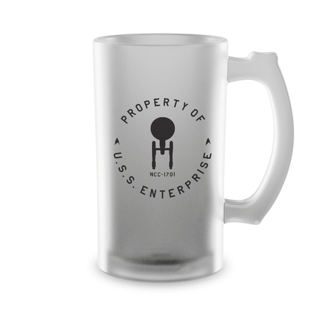 Star Trek: The Original Series U.S.S. Enterprise 16oz Frosted Beer Stein - Paramount Shop