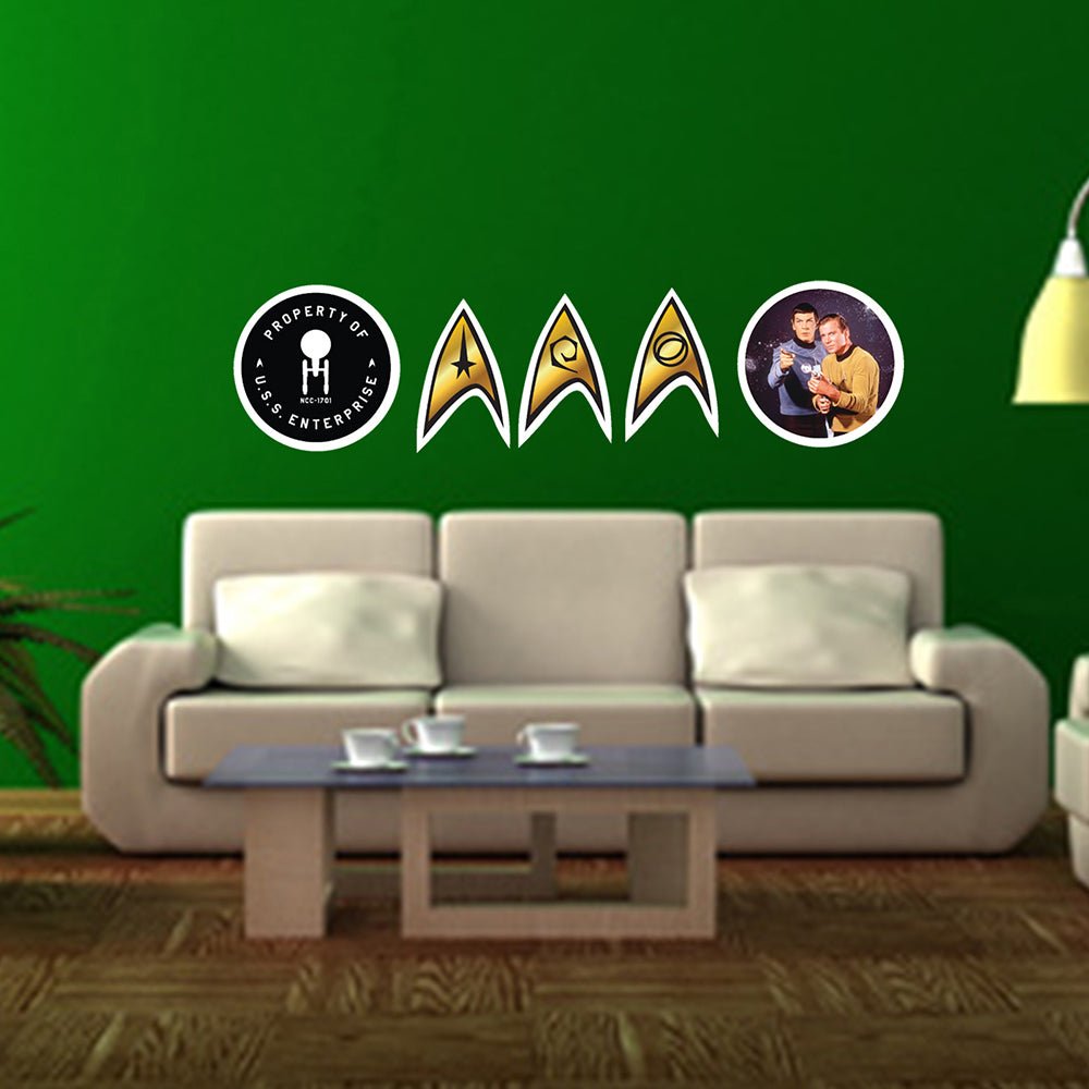 Star Trek: The Original Series Wall Sticker Sheet - Paramount Shop
