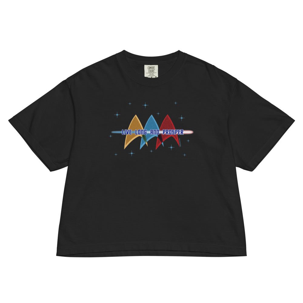 Star Trek: The Original Series Women's Boxy T-Shirt Live Long and Prosper - Paramount Shop