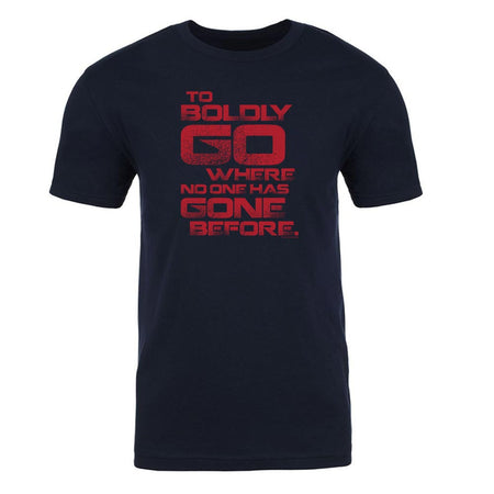 Star Trek To Boldly Go Adult Short Sleeve T - Shirt - Paramount Shop