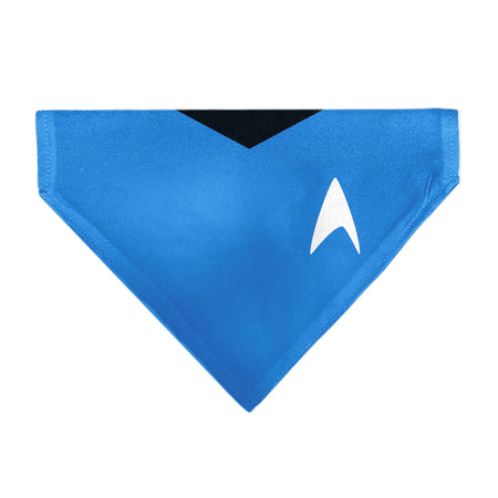 Star Trek TOS Blue Starfleet Uniform Over - Collar Pet Bandana - Paramount Shop