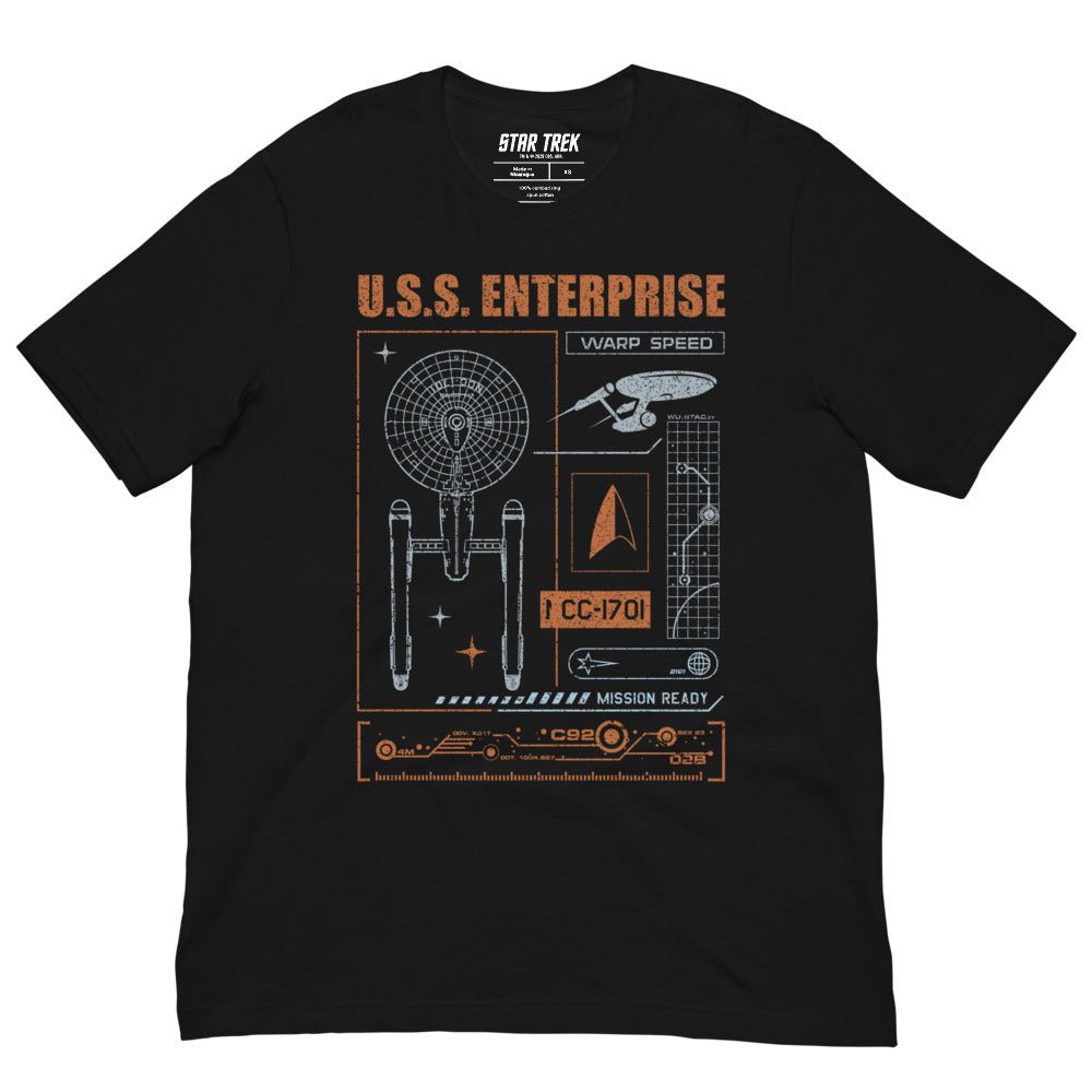 Star Trek U.S.S. Enterprise Mission Ready T-Shirt - Paramount Shop