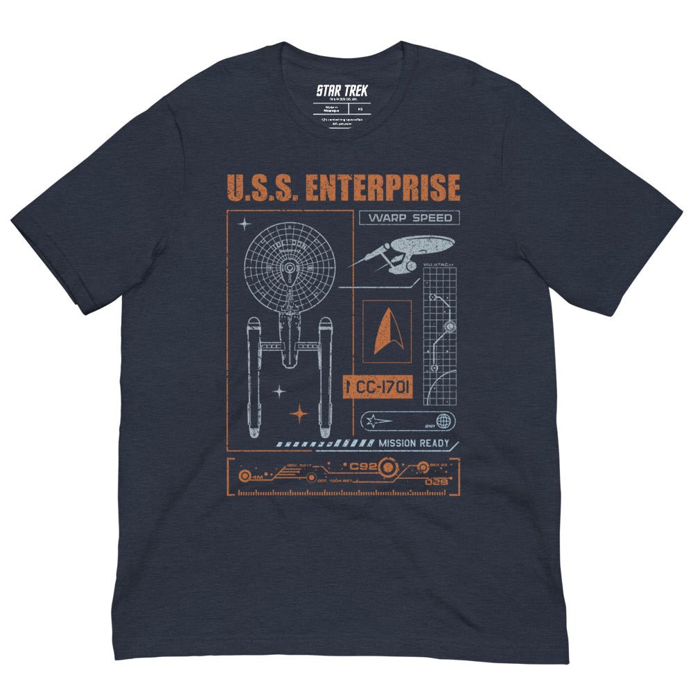 Star Trek U.S.S. Enterprise Mission Ready T-Shirt - Paramount Shop