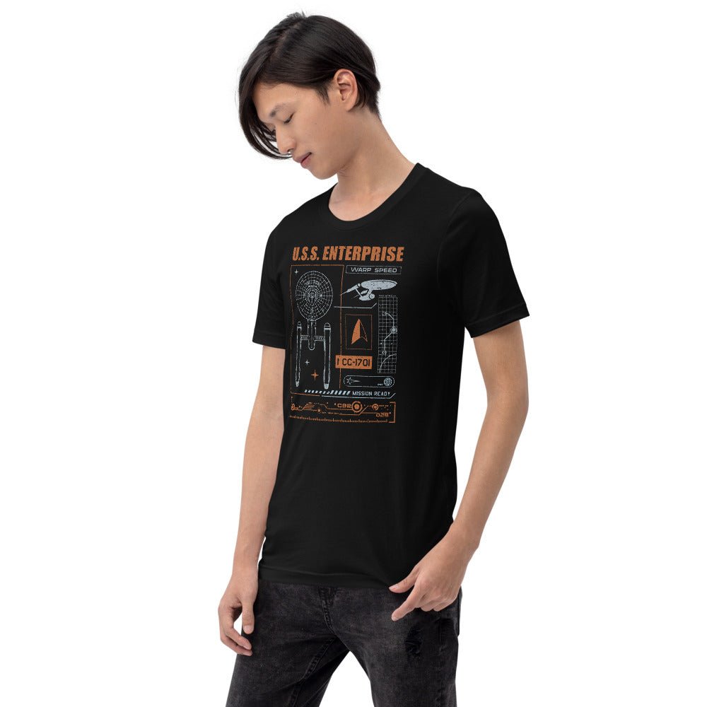 Star Trek U.S.S. Enterprise Mission Ready T-Shirt - Paramount Shop