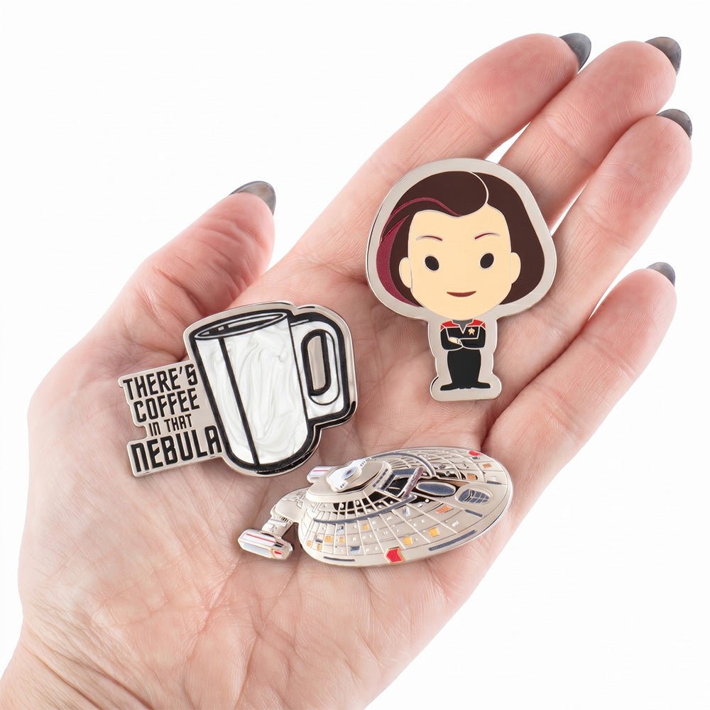 Star Trek: Voyager Janeway Limited Edition 3 Pin Set - Paramount Shop