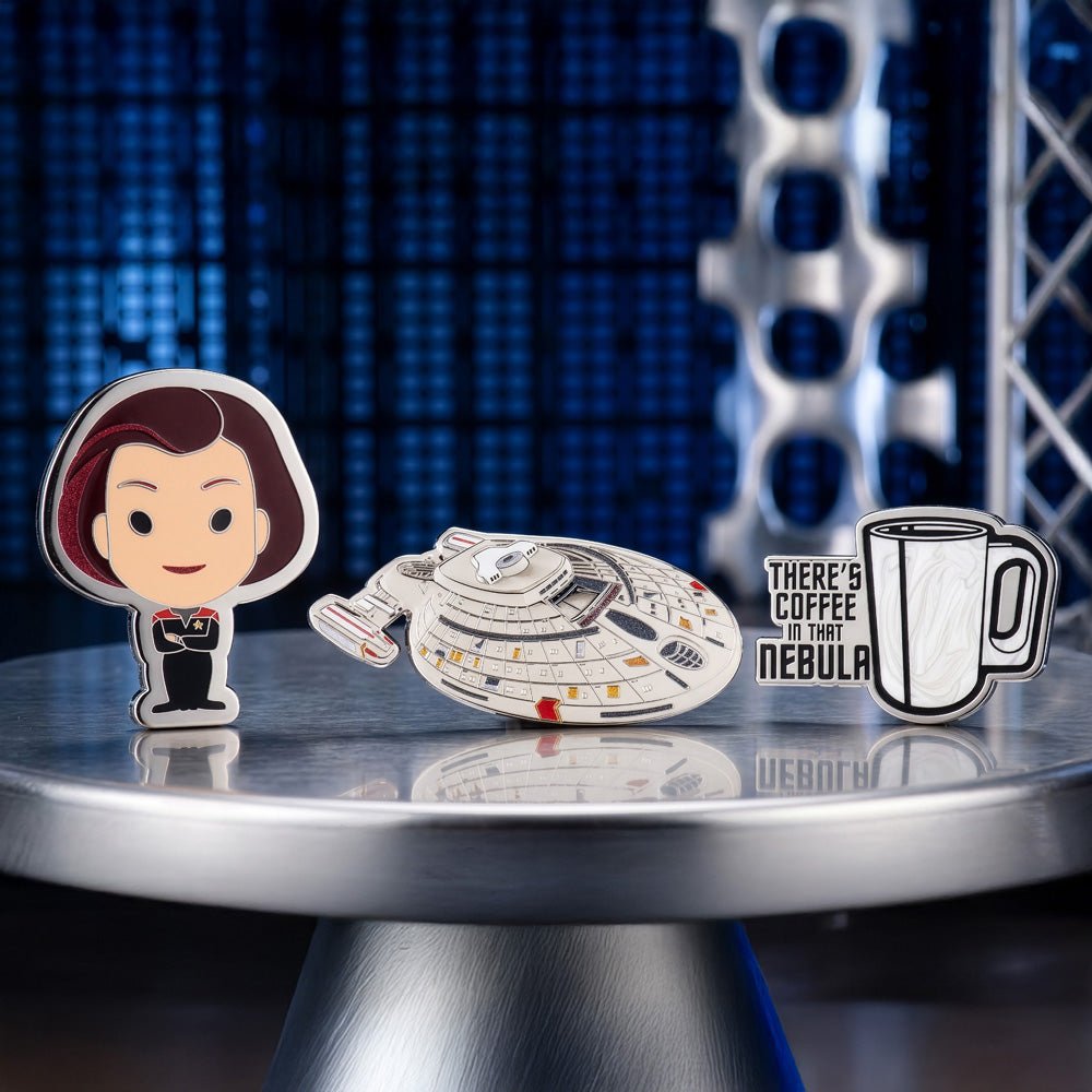 Star Trek: Voyager Janeway Limited Edition 3 Pin Set - Paramount Shop