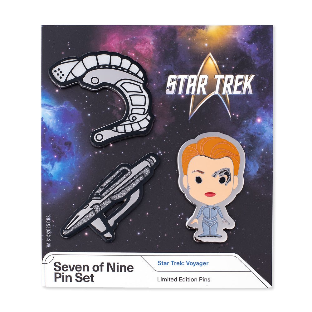Star Trek: Voyager Pin Set Seven of Nine - Paramount Shop