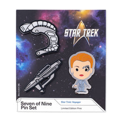 Star Trek: Voyager Pin Set Seven of Nine