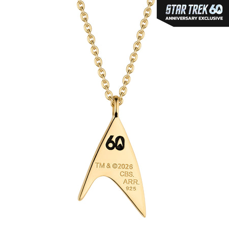 Star Trek x RockLove 60th Anniversary Diamond Necklace - Paramount Shop