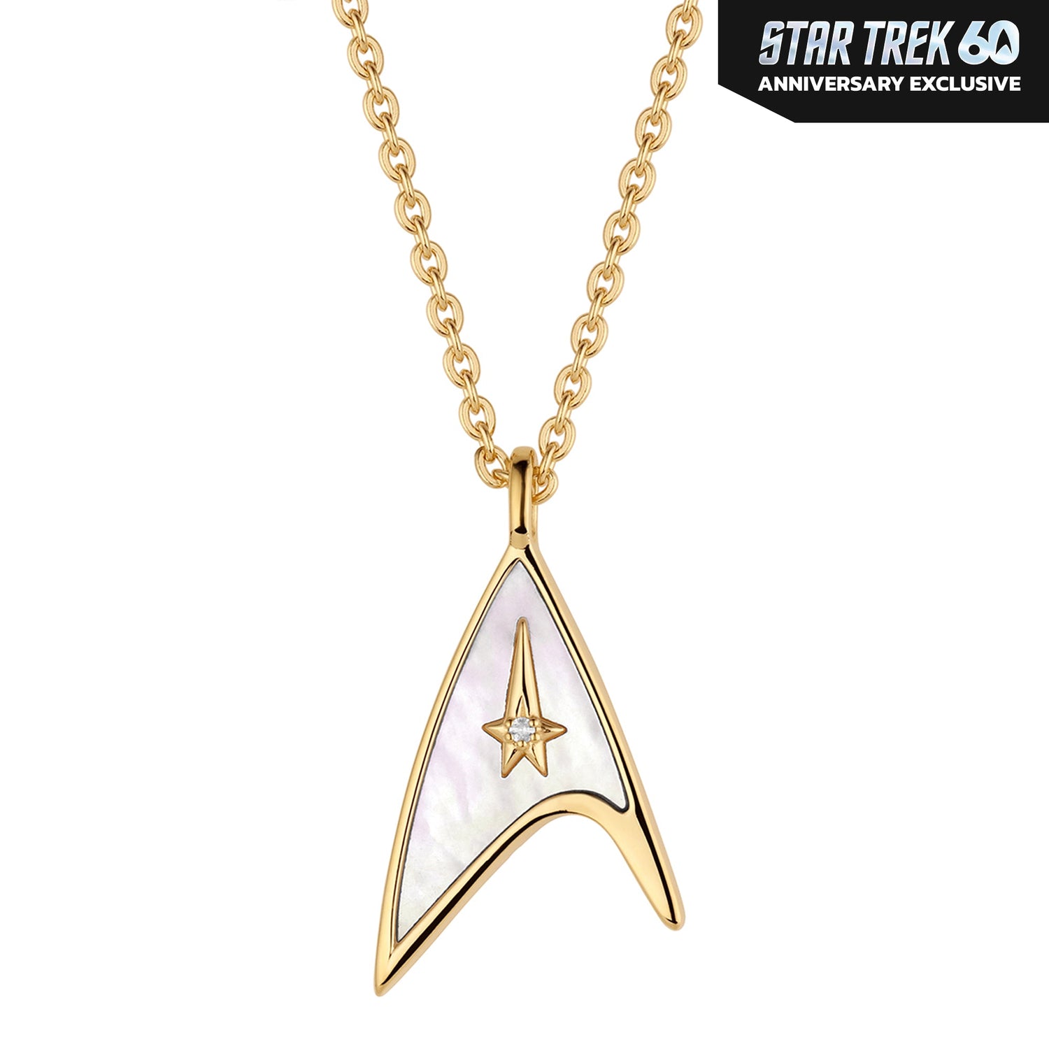 Star Trek x RockLove 60th Anniversary Diamond Necklace - Paramount Shop