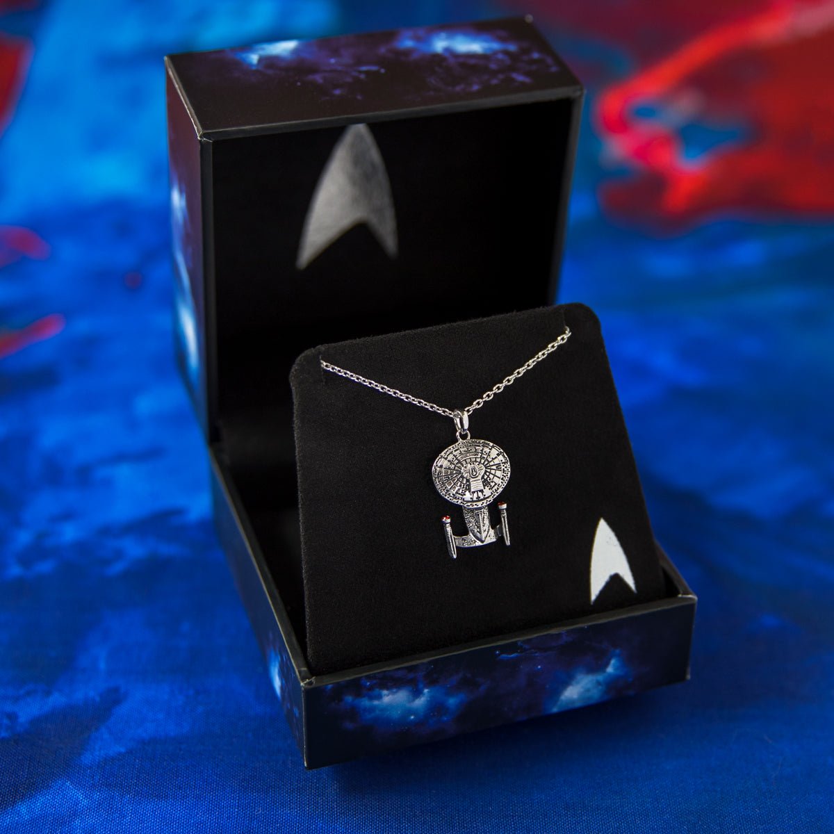 Star Trek x RockLove USS Enterprise - D Starship Necklace - Paramount Shop