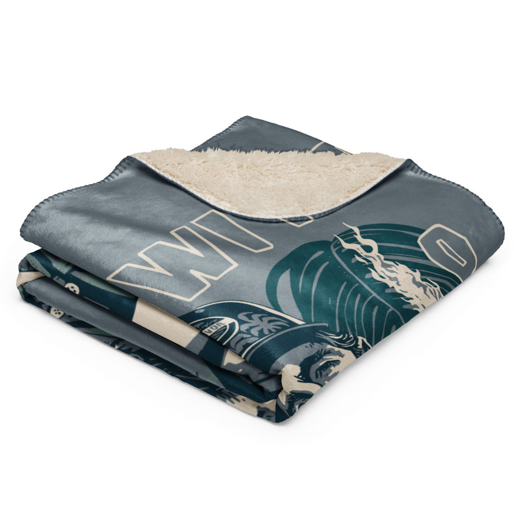 Survivor Premium Sherpa Blanket Jeff Tribal Outwit. Outplay. Outlast.