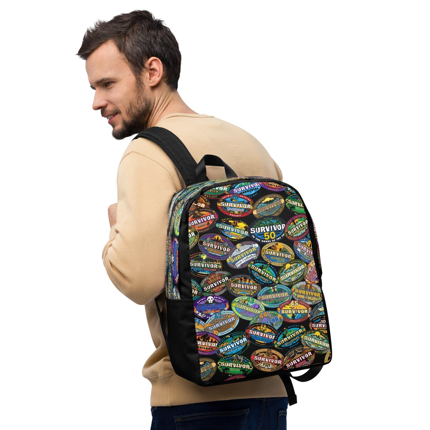 Survivor Backpack 50 Seasons Logos - Paramount Shop