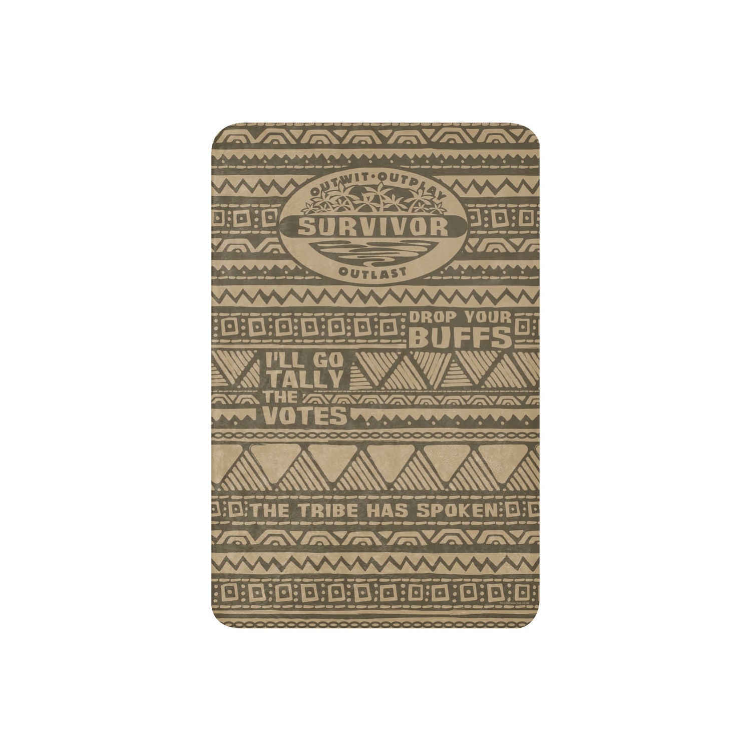 Survivor Castaway Quotes Sherpa Blanket - Paramount Shop