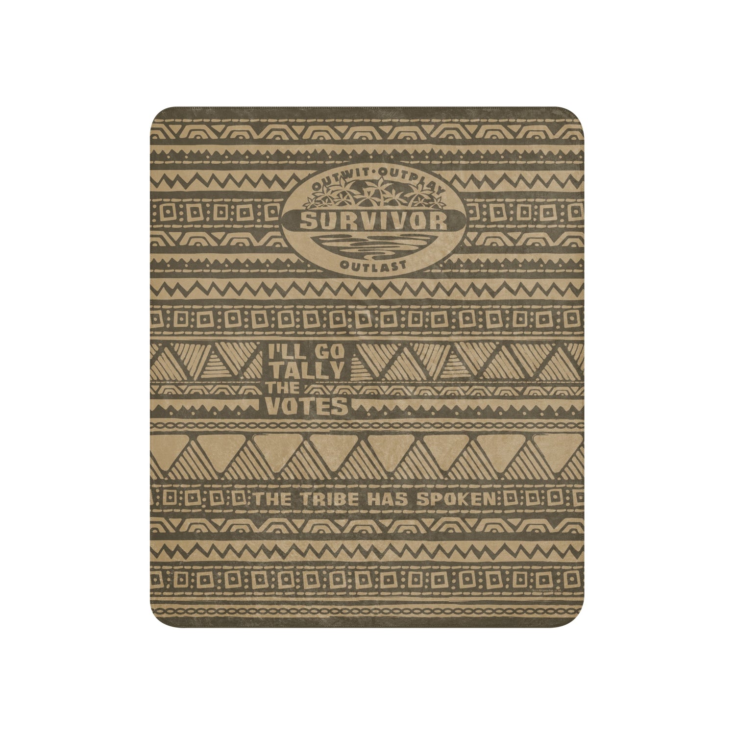 Survivor Castaway Quotes Sherpa Blanket - Paramount Shop