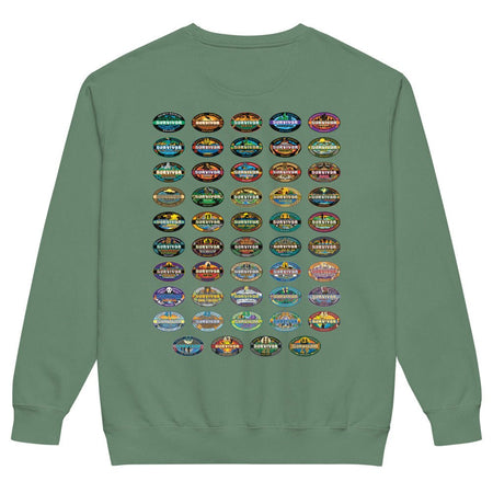 Survivor Crewneck 50 Seasons Logo - Paramount Shop