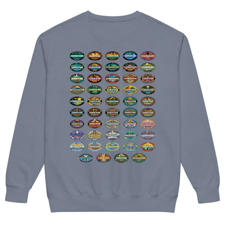 Survivor Crewneck 50 Seasons Logo - Paramount Shop