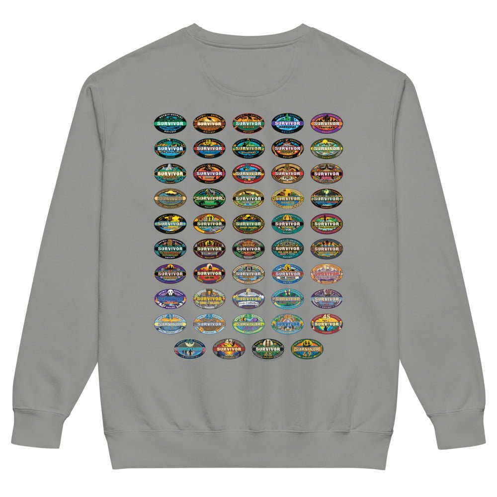 Survivor Crewneck 50 Seasons Logo - Paramount Shop