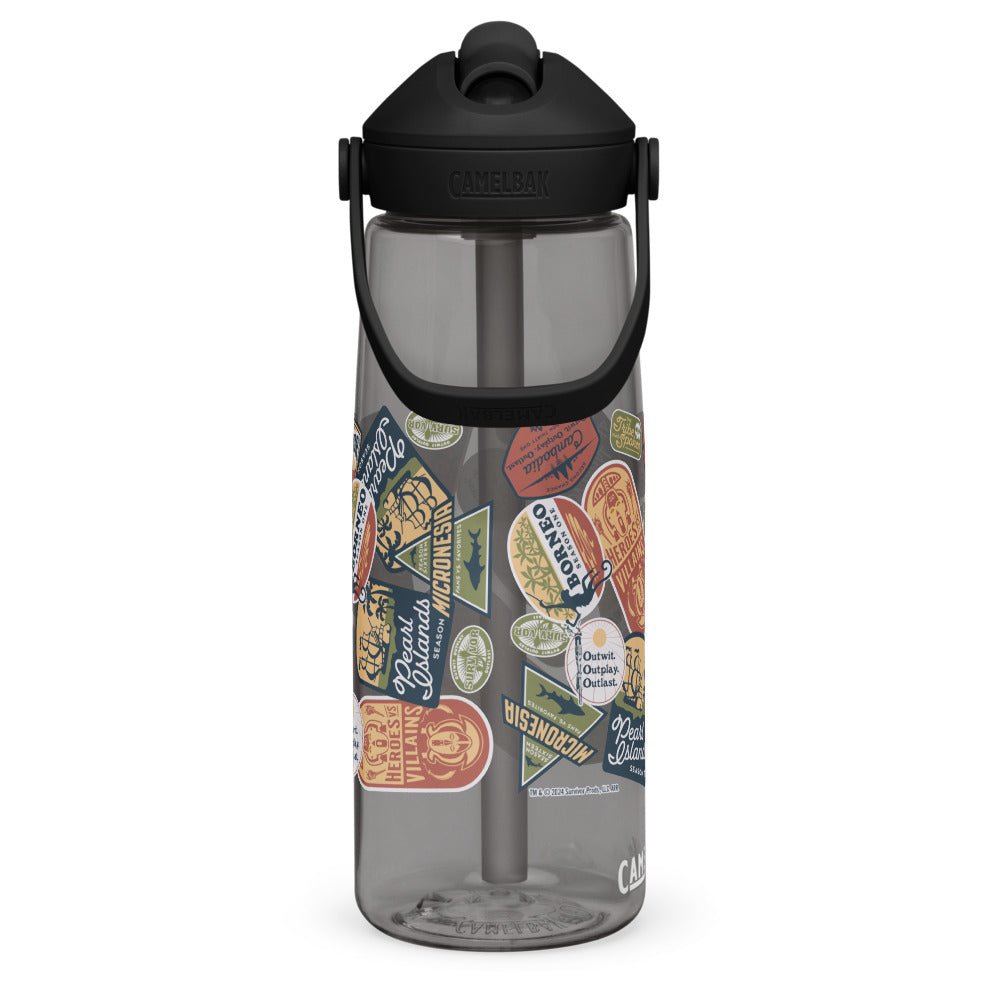 Survivor Fan Favorites Badge Flip Straw Water Bottle | CamelBak Thrive® - Paramount Shop