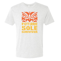 Survivor Future Sole Survivor Men's Tri-Blend T-Shirt - Heather White / SM