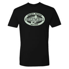 Survivor Glow In The Dark Unisex Adult T-Shirt - Black / 2XL