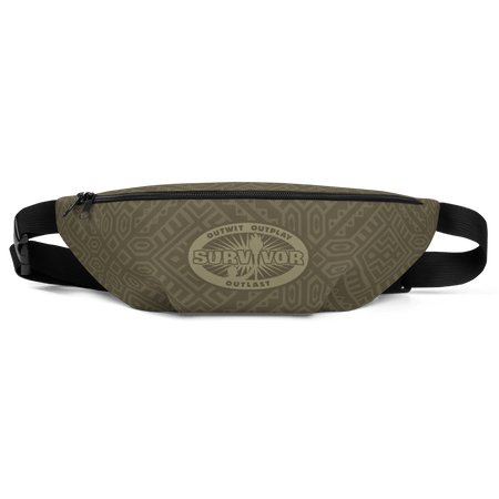 Survivor Green Tribal All Over Print Premium Fanny Pack - Paramount Shop