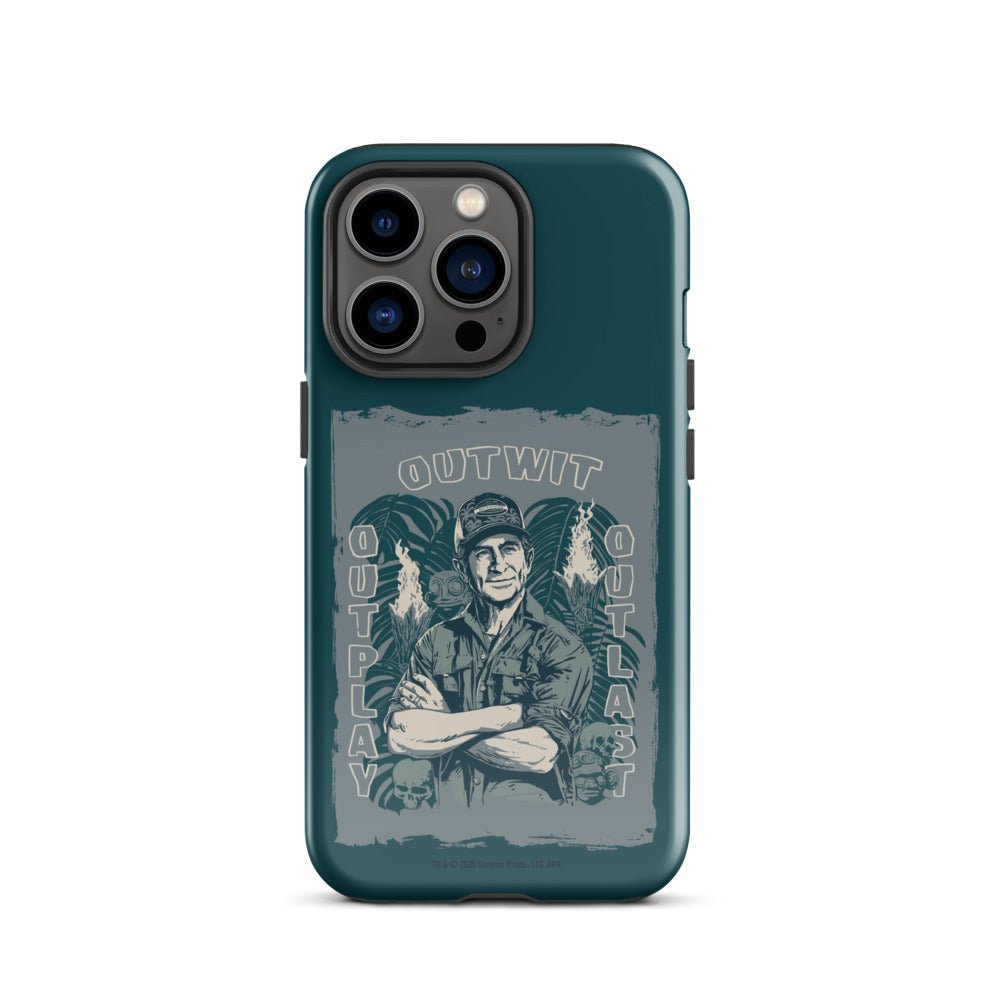 Survivor iPhone Tough Case Jeff Tribal Outwit. Outplay. Outlast. - Paramount Shop