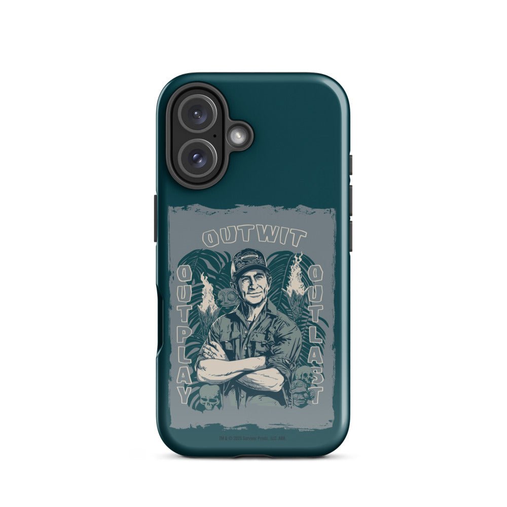Survivor iPhone Tough Case Jeff Tribal Outwit. Outplay. Outlast. - Paramount Shop