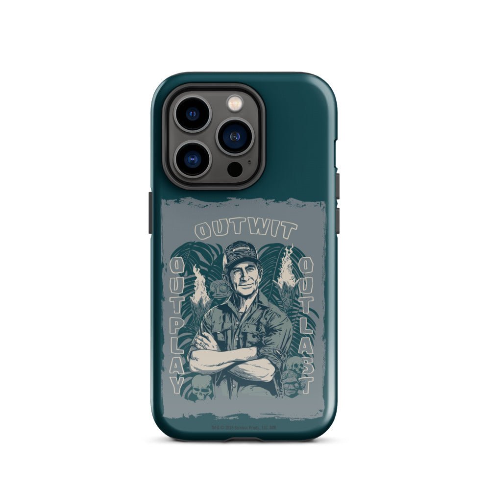 Survivor iPhone Tough Case Jeff Tribal Outwit. Outplay. Outlast. - Paramount Shop