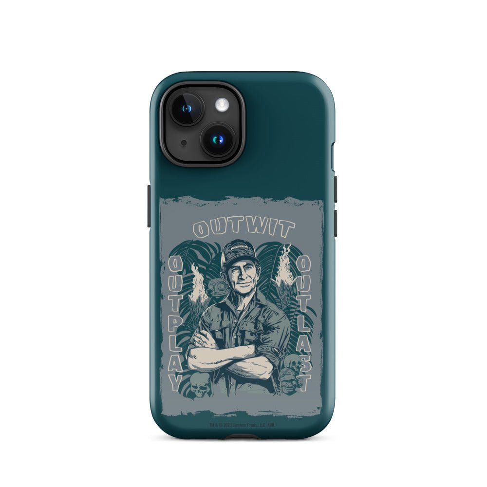 Survivor iPhone Tough Case Jeff Tribal Outwit. Outplay. Outlast. - Paramount Shop