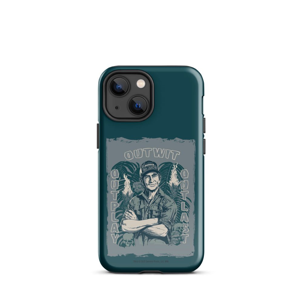 Survivor iPhone Tough Case Jeff Tribal Outwit. Outplay. Outlast. - Paramount Shop