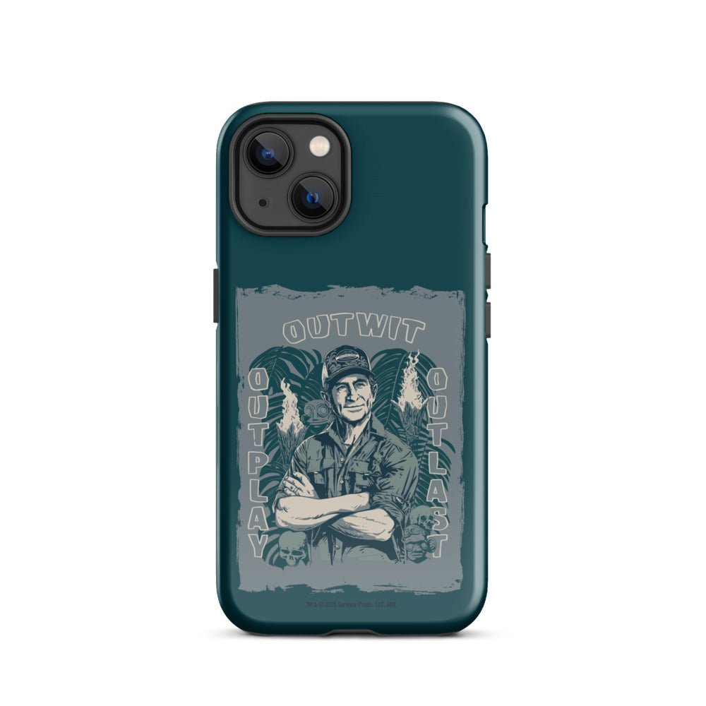 Survivor iPhone Tough Case Jeff Tribal Outwit. Outplay. Outlast. - Paramount Shop