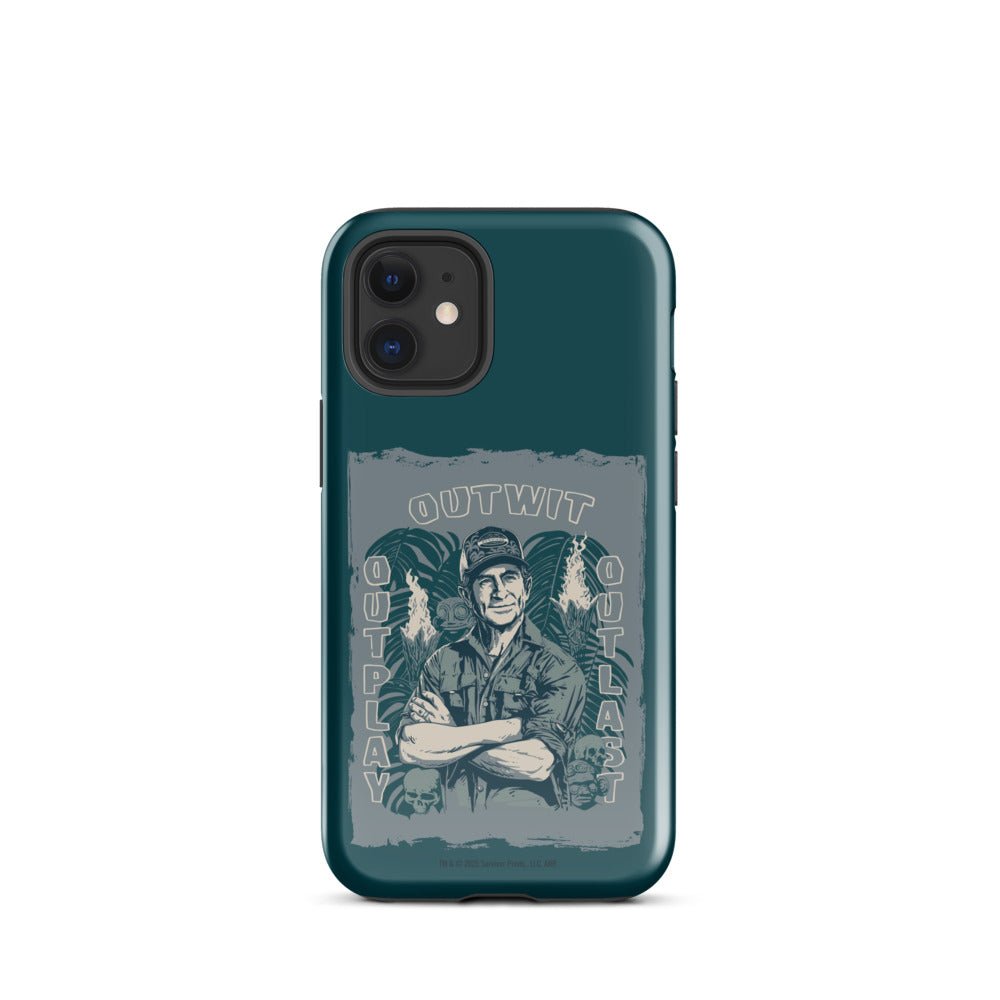 Survivor iPhone Tough Case Jeff Tribal Outwit. Outplay. Outlast. - Paramount Shop