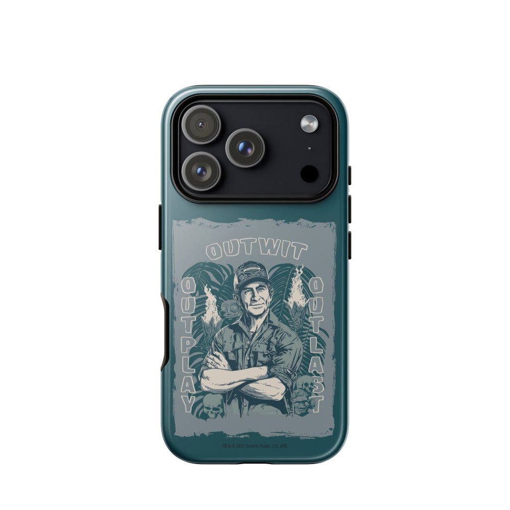 Survivor iPhone Tough Case Jeff Tribal Outwit. Outplay. Outlast. - Paramount Shop