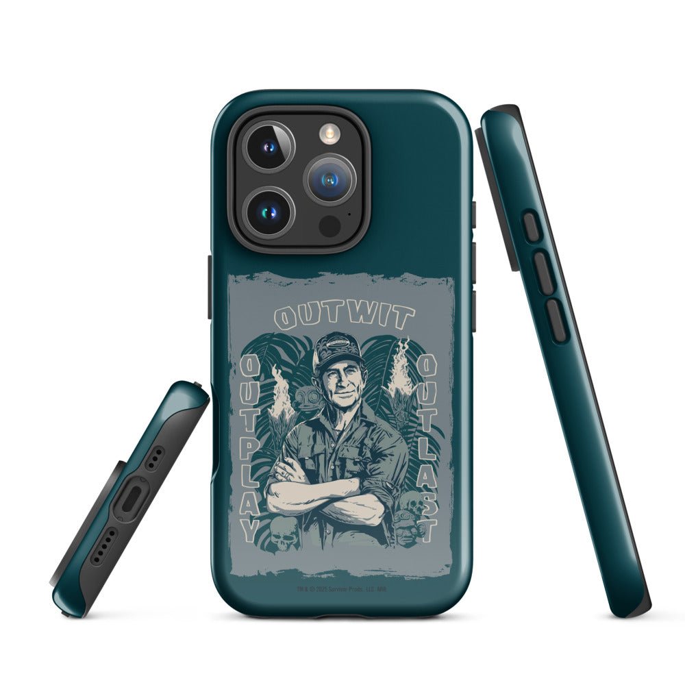 Survivor iPhone Tough Case Jeff Tribal Outwit. Outplay. Outlast. - Paramount Shop