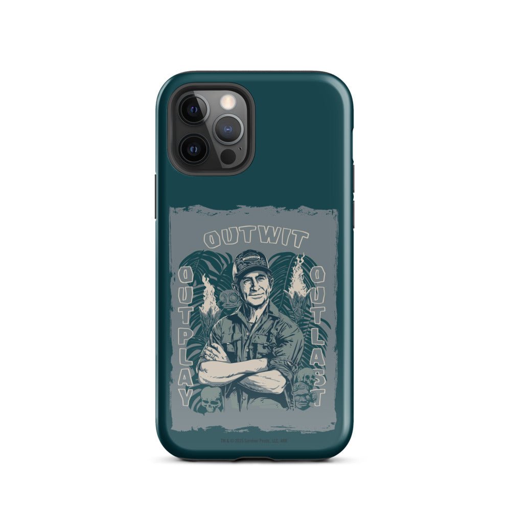 Survivor iPhone Tough Case Jeff Tribal Outwit. Outplay. Outlast. - Paramount Shop
