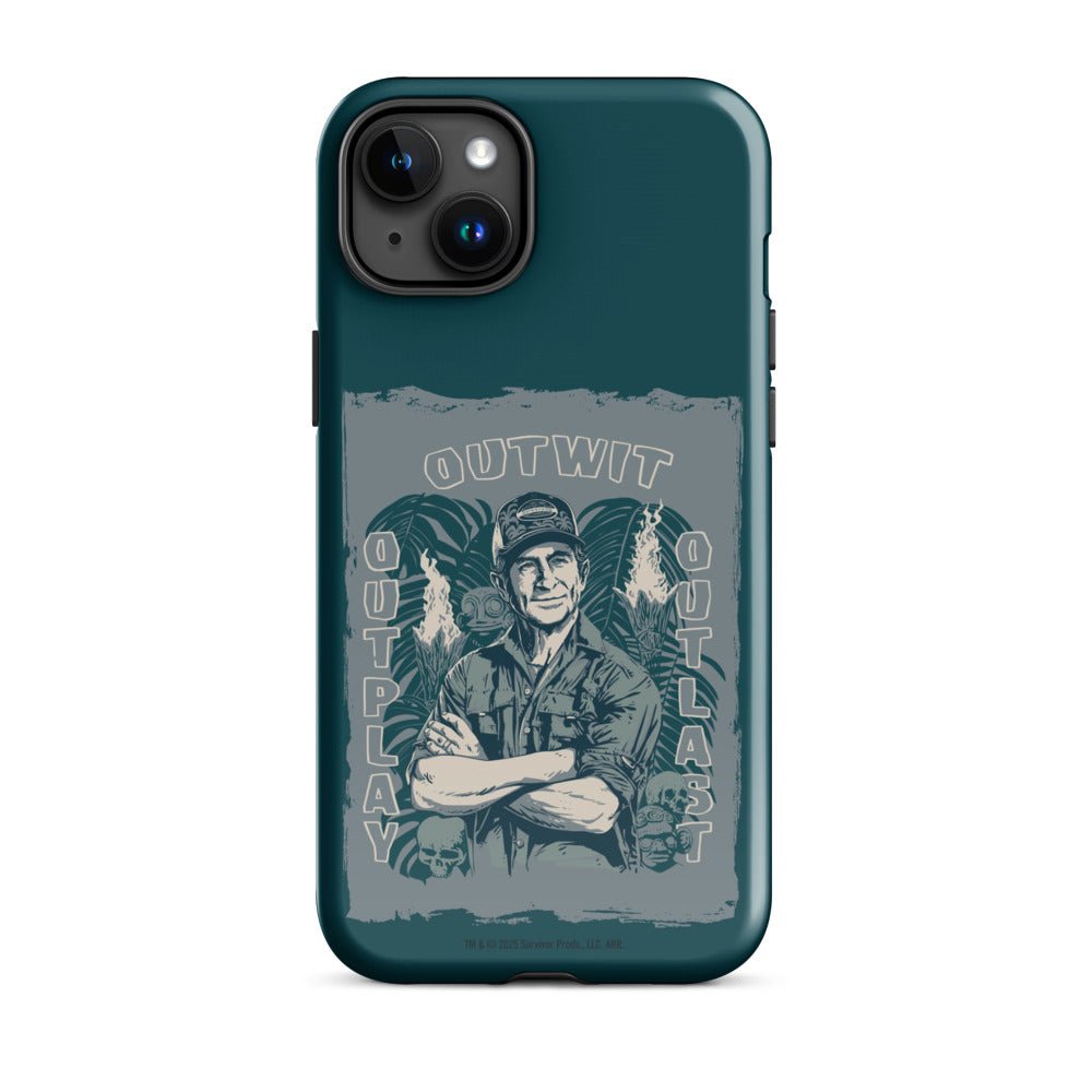 Survivor iPhone Tough Case Jeff Tribal Outwit. Outplay. Outlast. - Paramount Shop