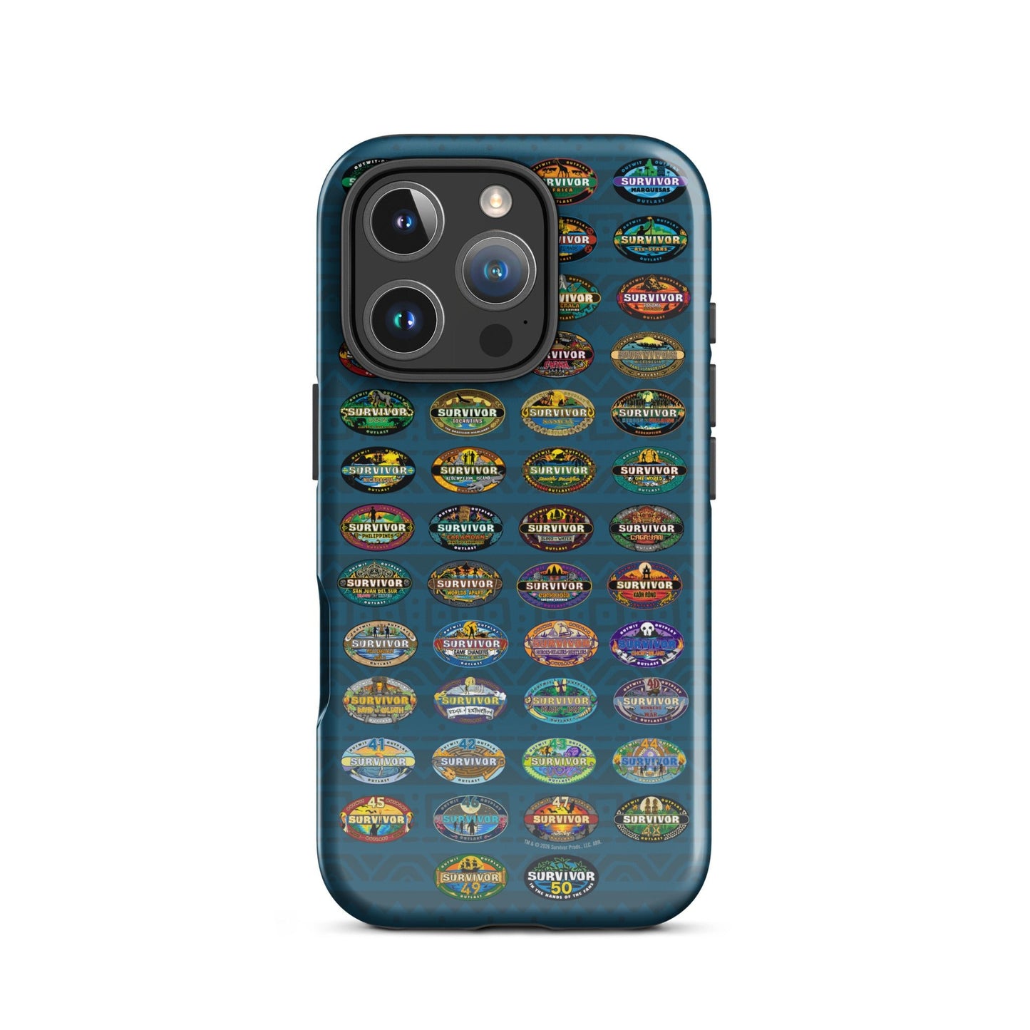 Survivor iPhone Tough Phone Case 50 Seasons Logo - Paramount Shop