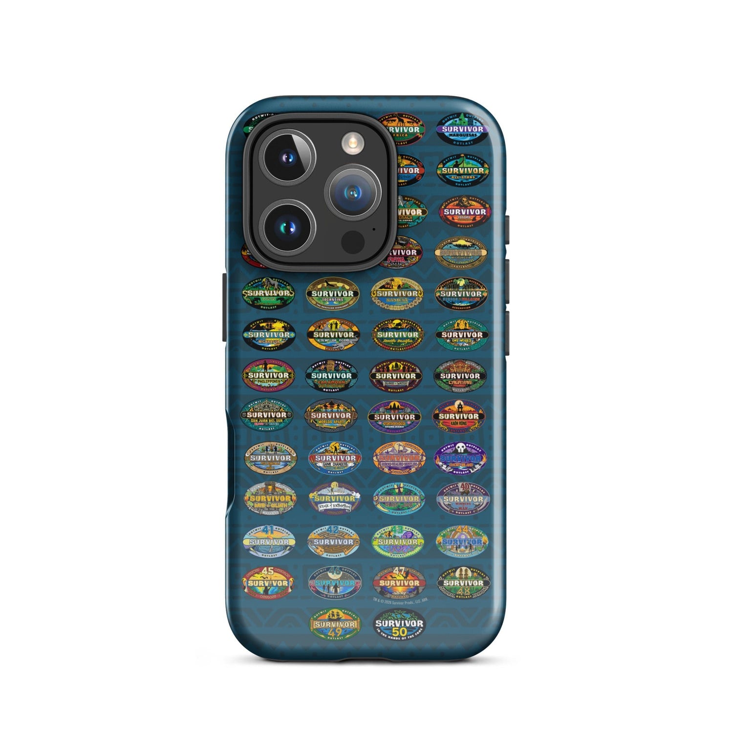 Survivor iPhone Tough Phone Case 50 Seasons Logo - Paramount Shop