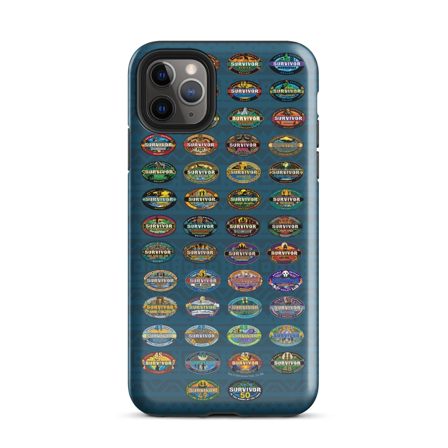 Survivor iPhone Tough Phone Case 50 Seasons Logo - Paramount Shop