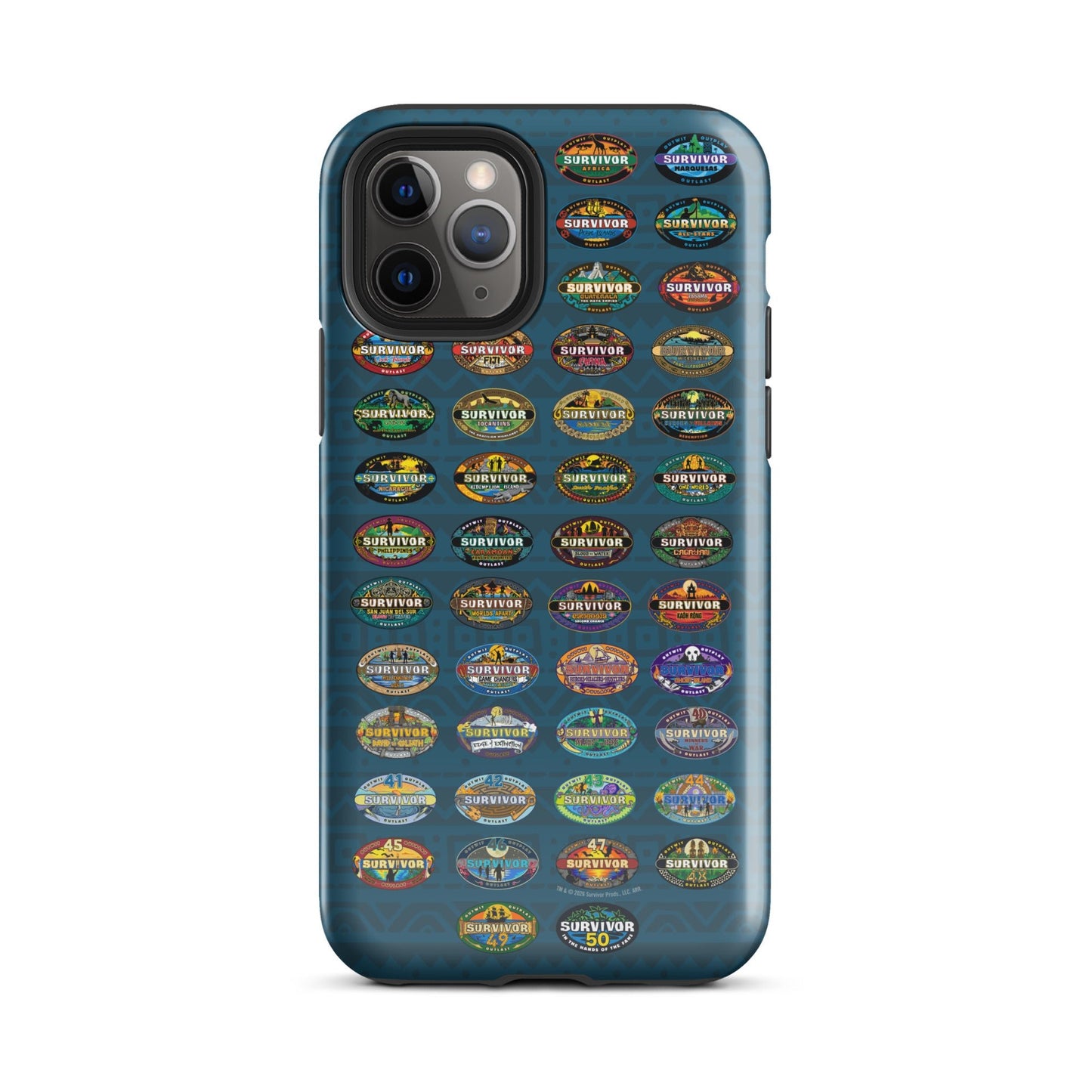 Survivor iPhone Tough Phone Case 50 Seasons Logo - Paramount Shop