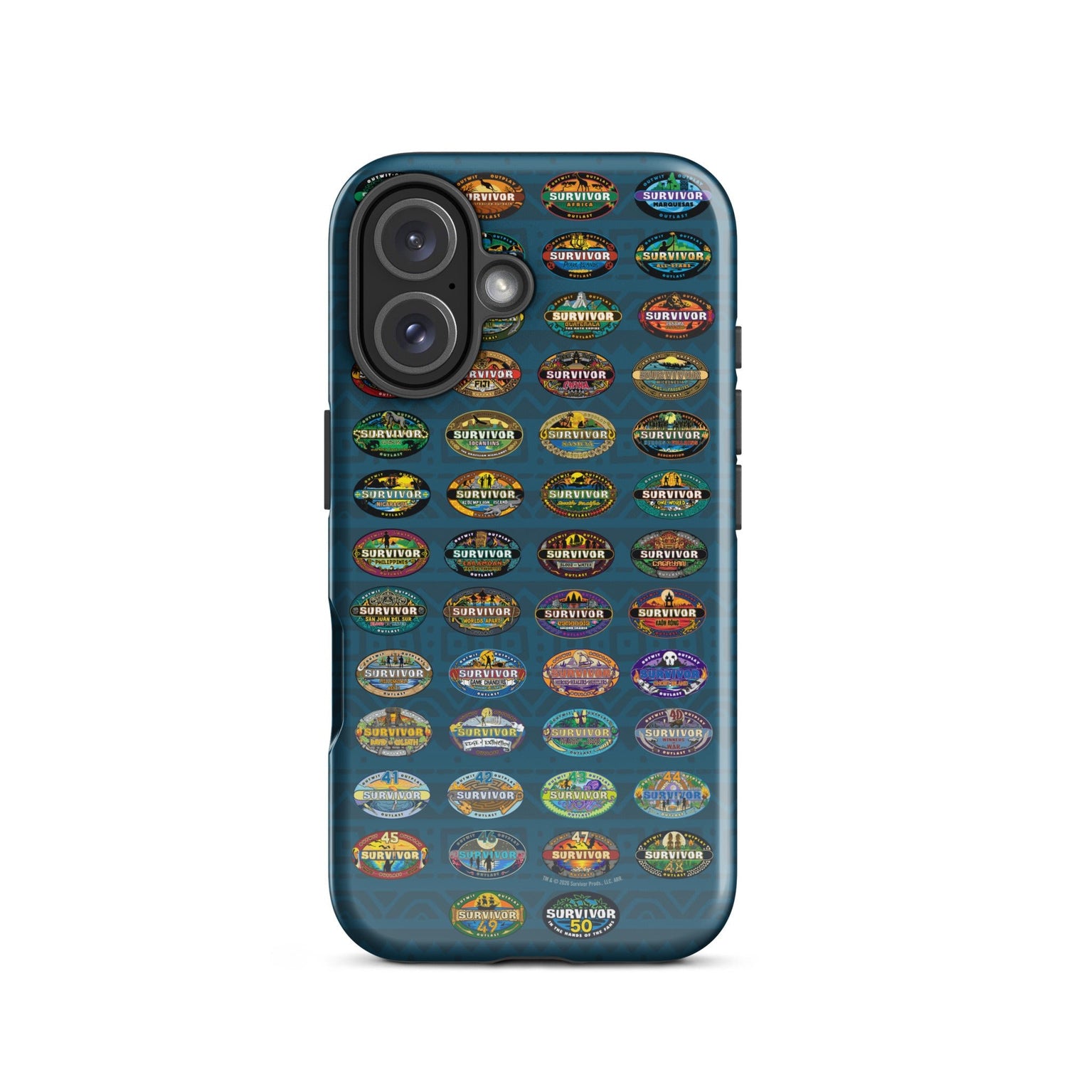 Survivor iPhone Tough Phone Case 50 Seasons Logo - Paramount Shop
