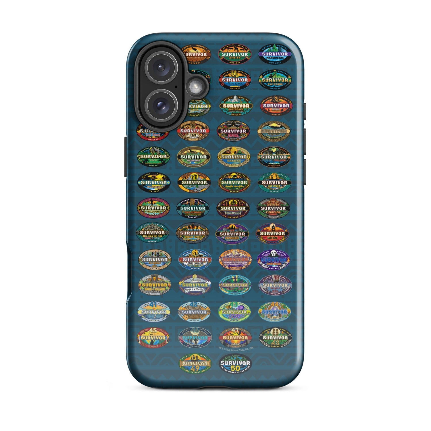Survivor iPhone Tough Phone Case 50 Seasons Logo - Paramount Shop