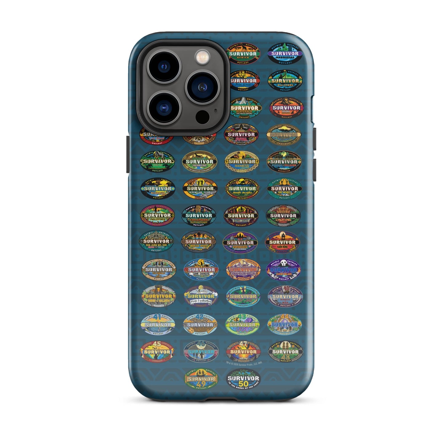 Survivor iPhone Tough Phone Case 50 Seasons Logo - Paramount Shop
