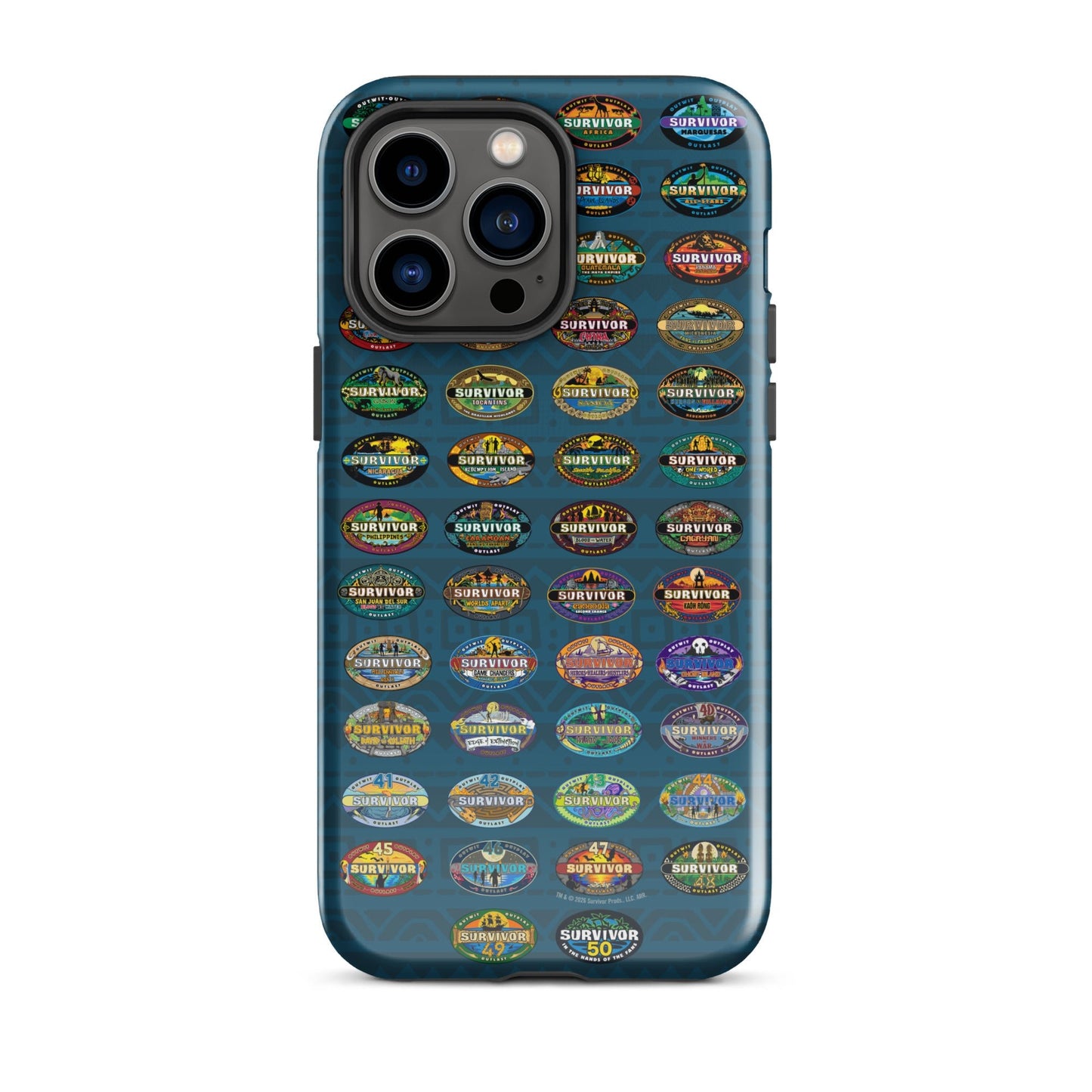 Survivor iPhone Tough Phone Case 50 Seasons Logo - Paramount Shop