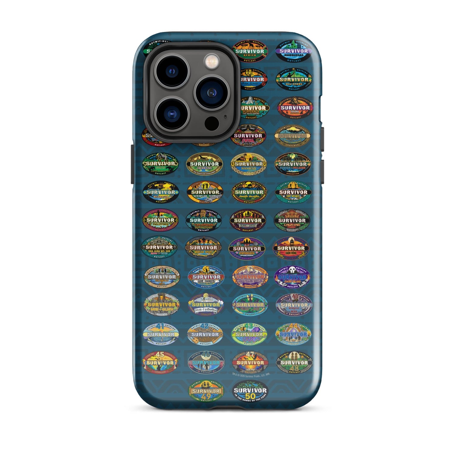 Survivor iPhone Tough Phone Case 50 Seasons Logo - Paramount Shop
