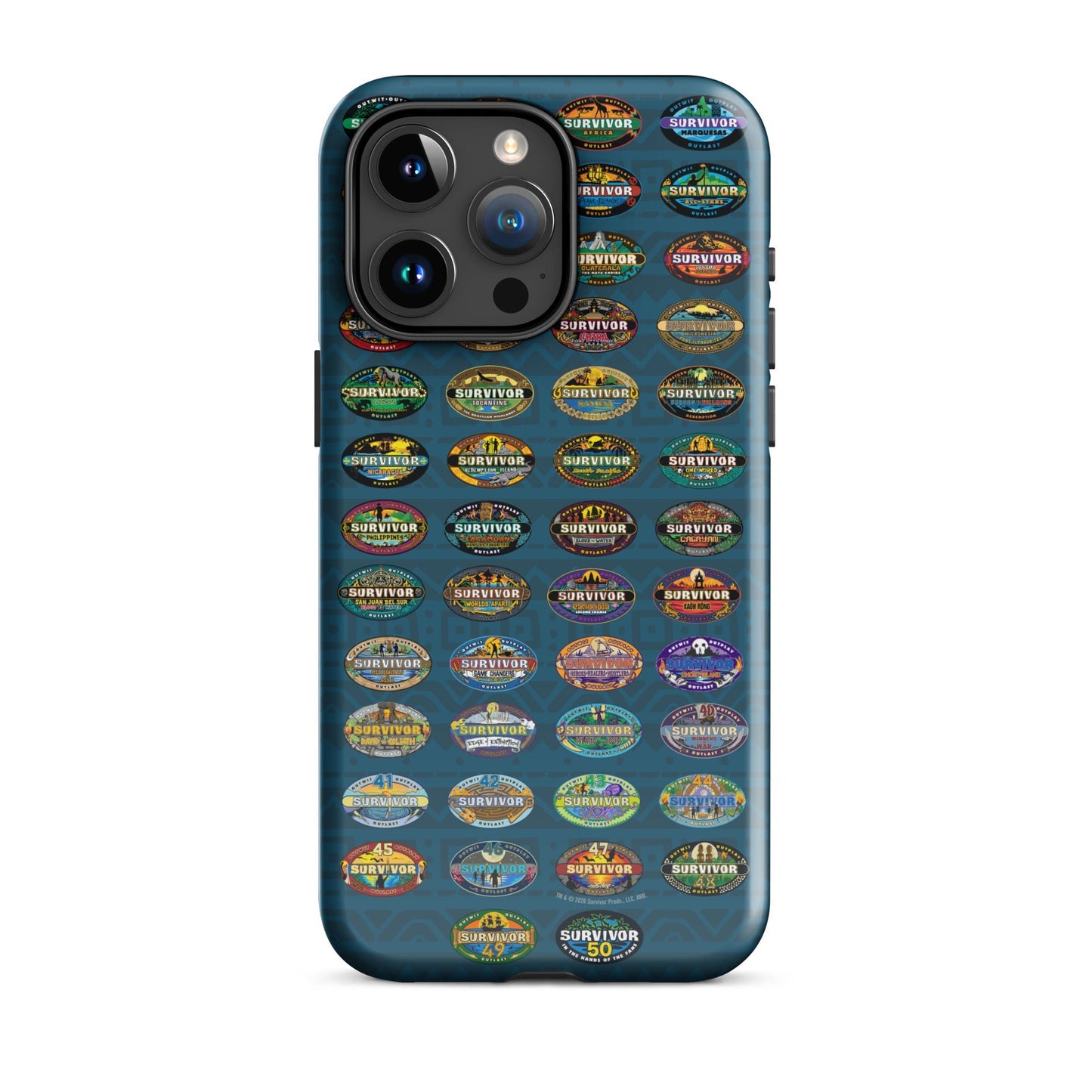 Survivor iPhone Tough Phone Case 50 Seasons Logo - Paramount Shop