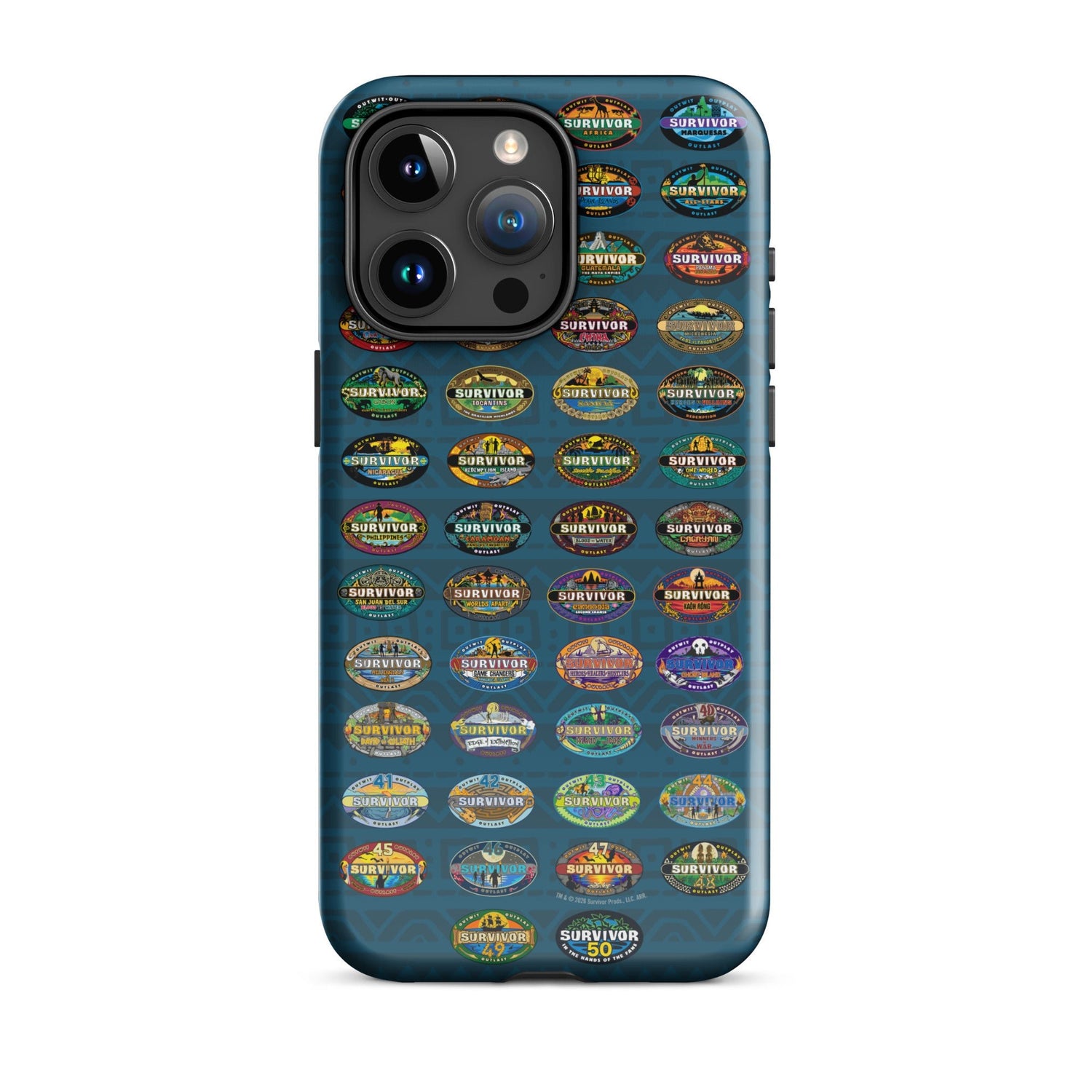 Survivor iPhone Tough Phone Case 50 Seasons Logo - Paramount Shop