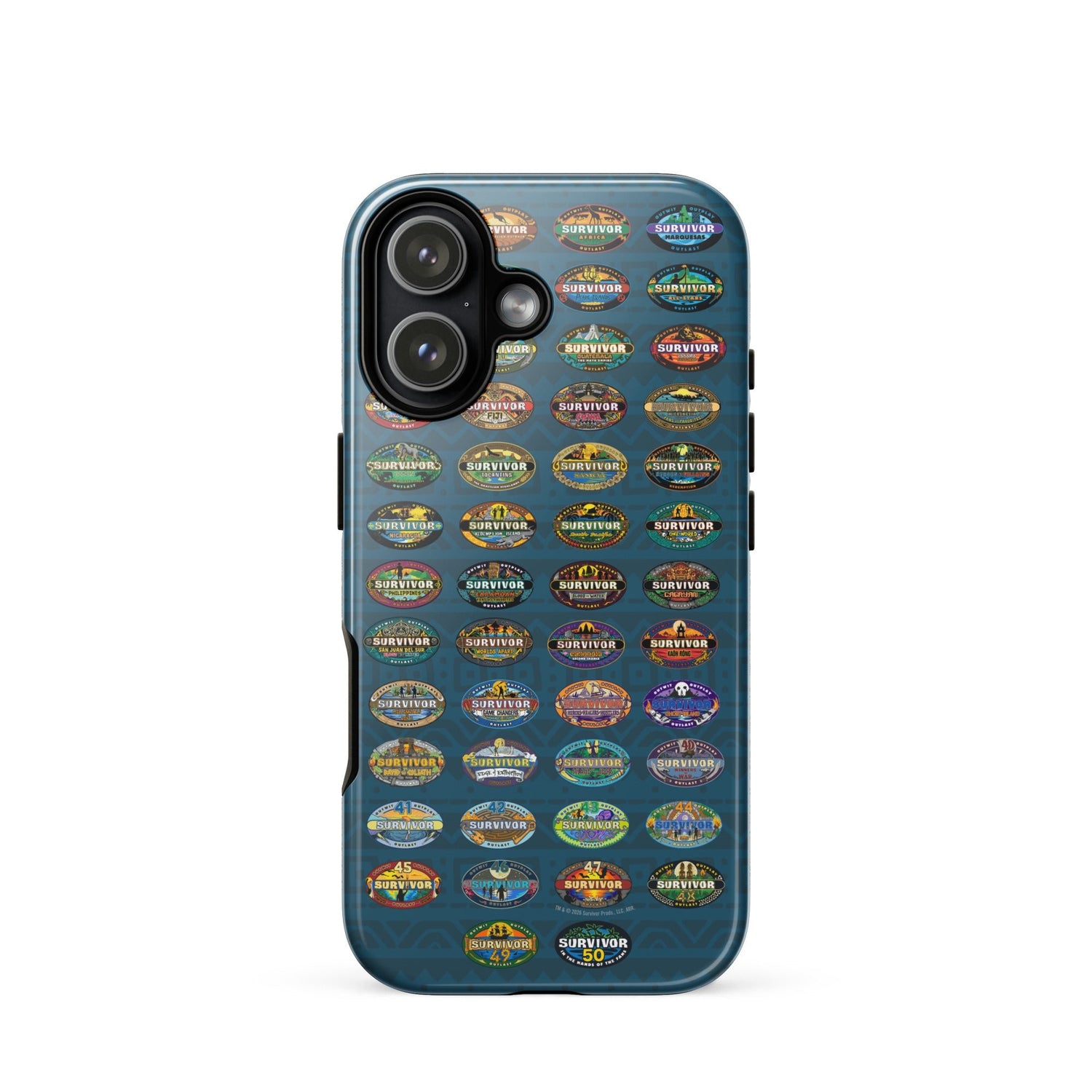 Survivor iPhone Tough Phone Case 50 Seasons Logo - Paramount Shop