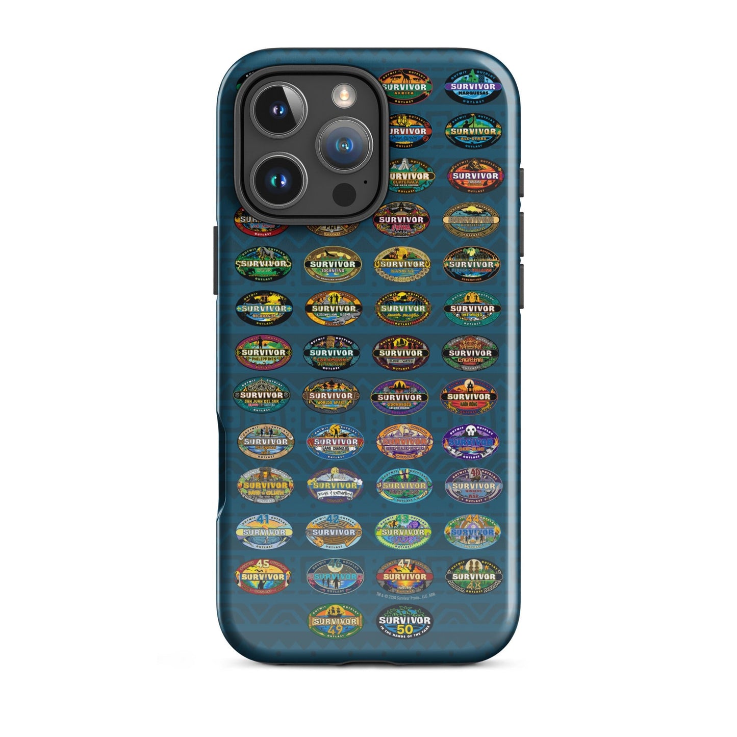 Survivor iPhone Tough Phone Case 50 Seasons Logo - Paramount Shop